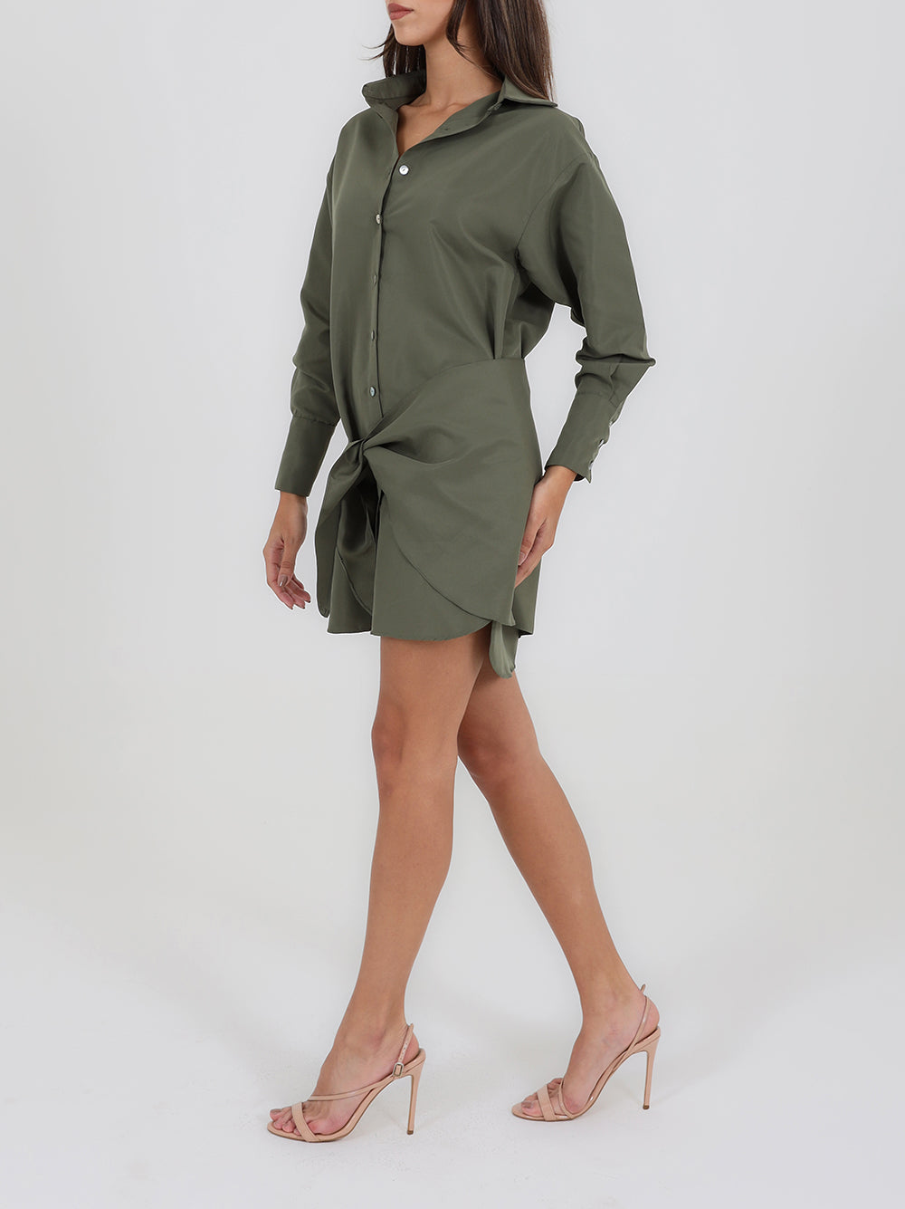 Shirt Dress With Belt