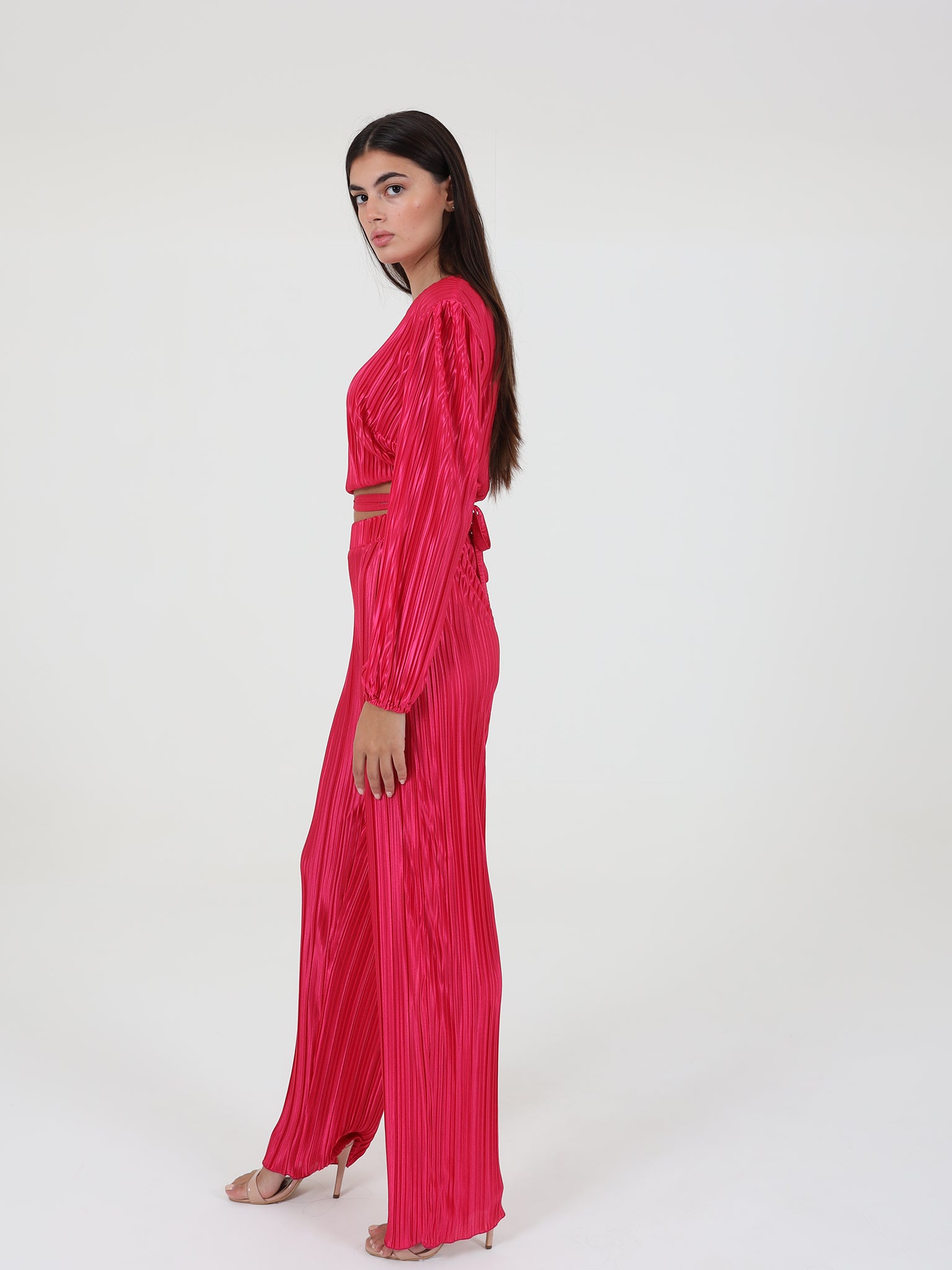 Pleated Comfy Set With Strings