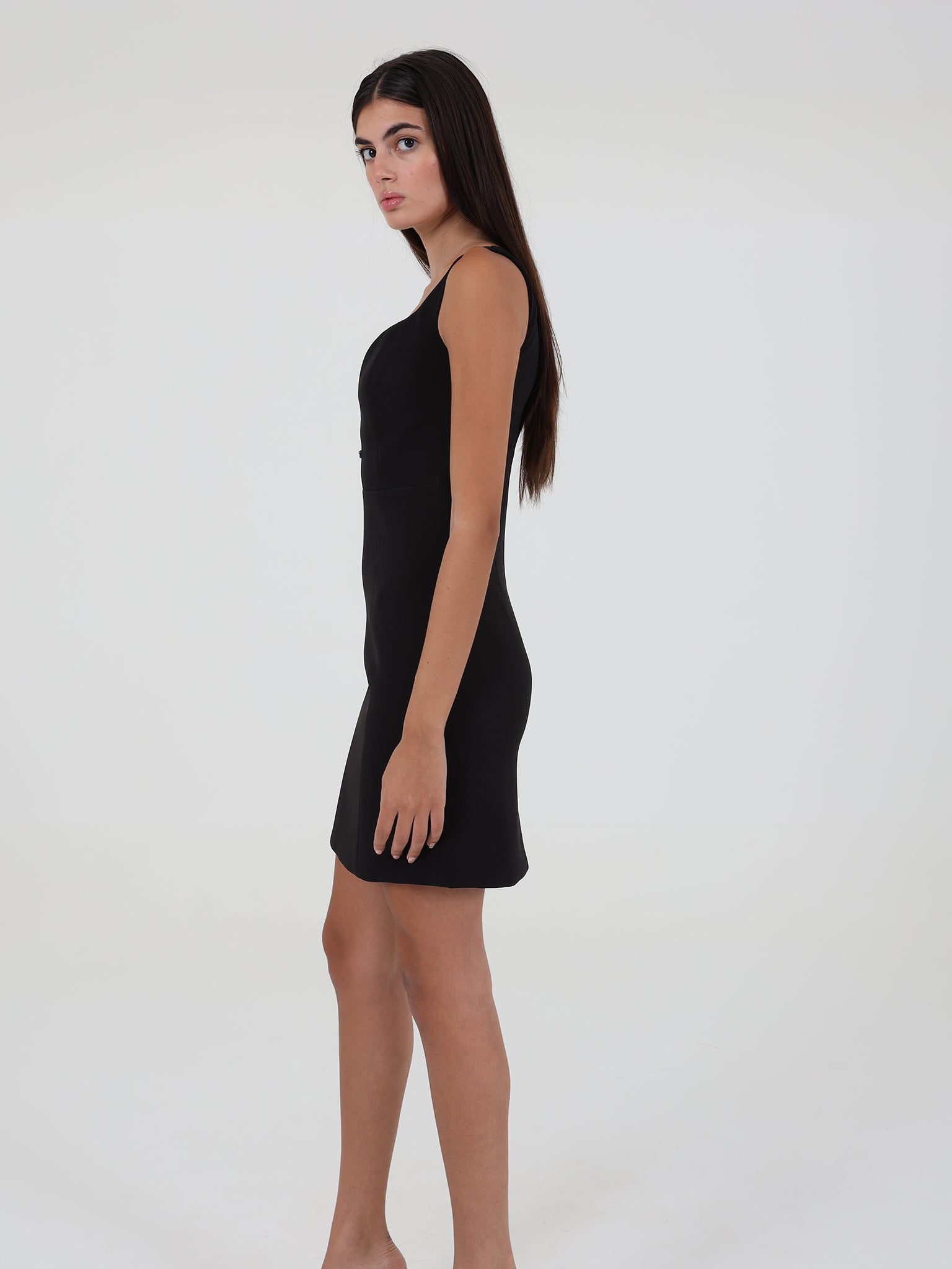Low-Cut Dress With Sequin Detail