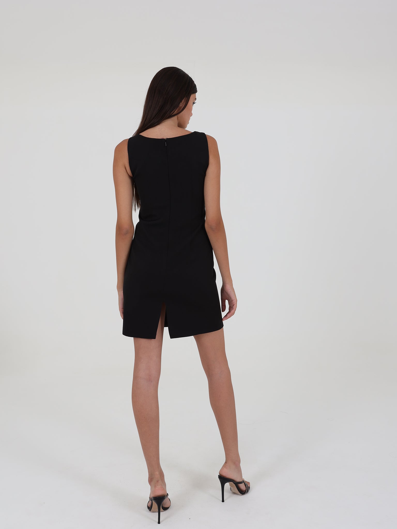 Low-Cut Dress With Sequin Detail