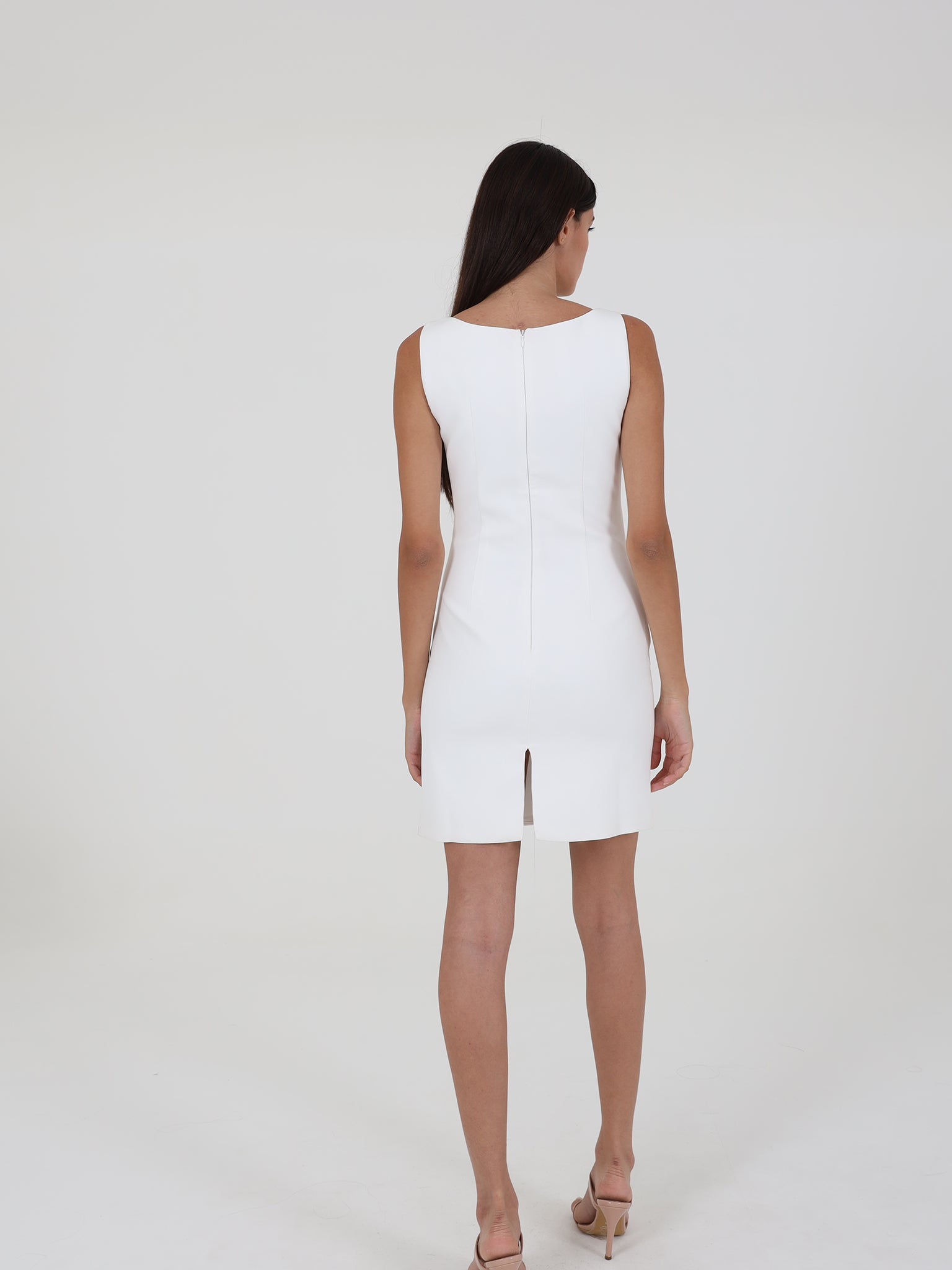 Low-Cut Dress With Sequin Detail