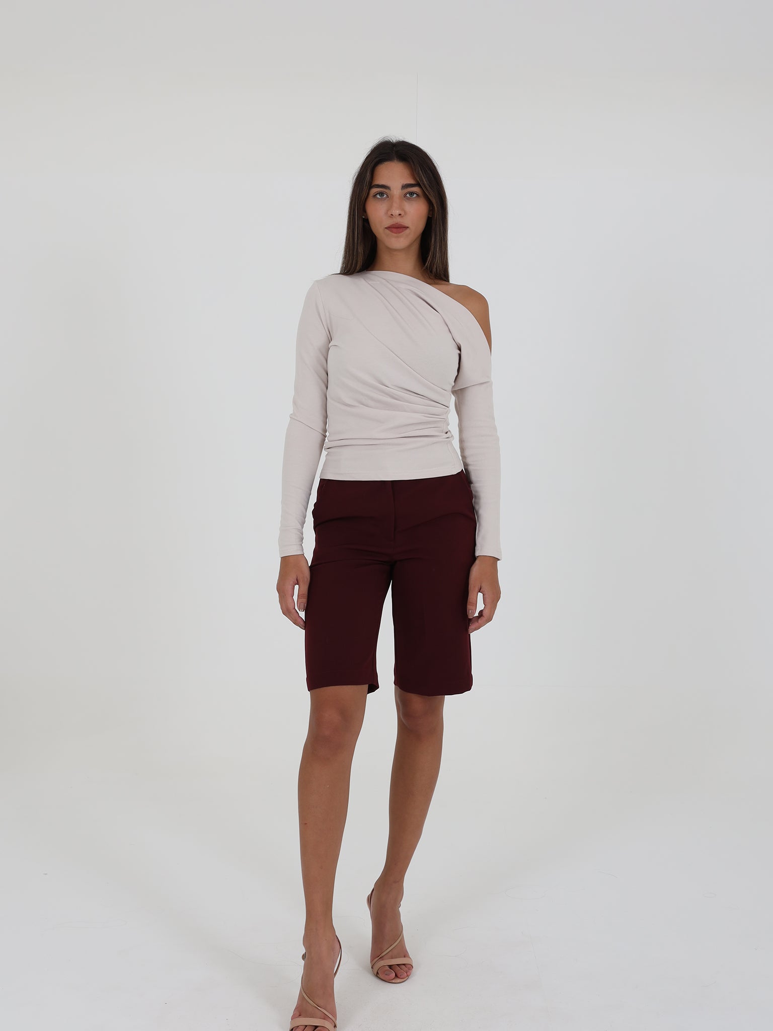 Straight Leg Knee-length Bermuda