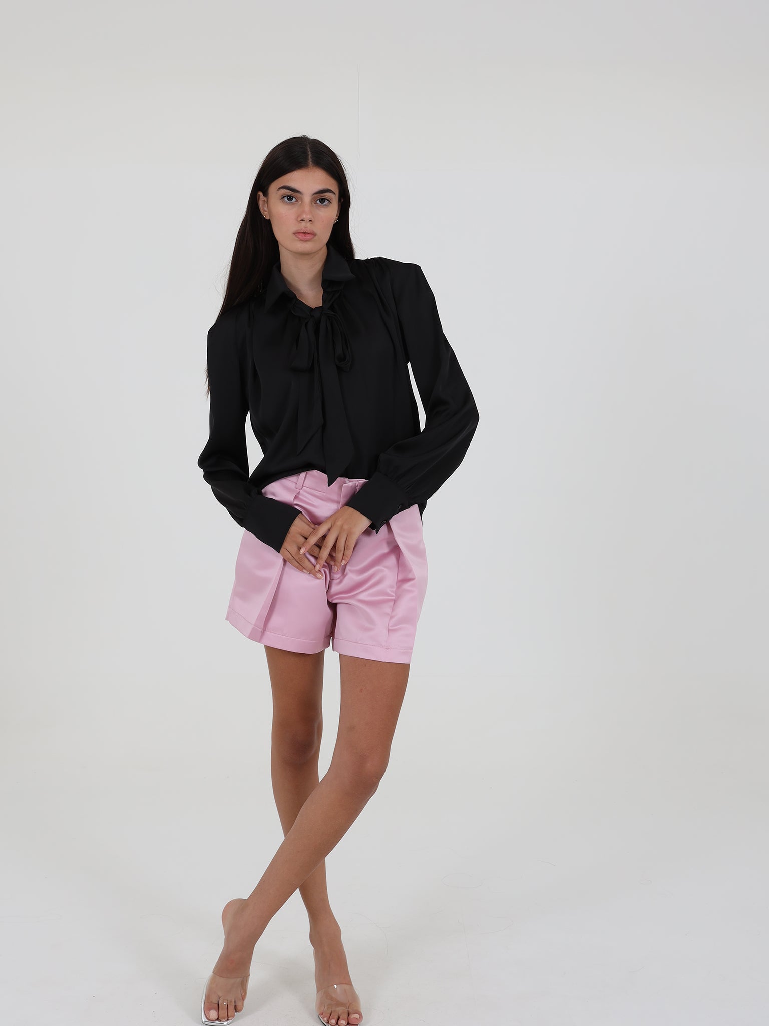 Flowy Blouse With Tie Detail