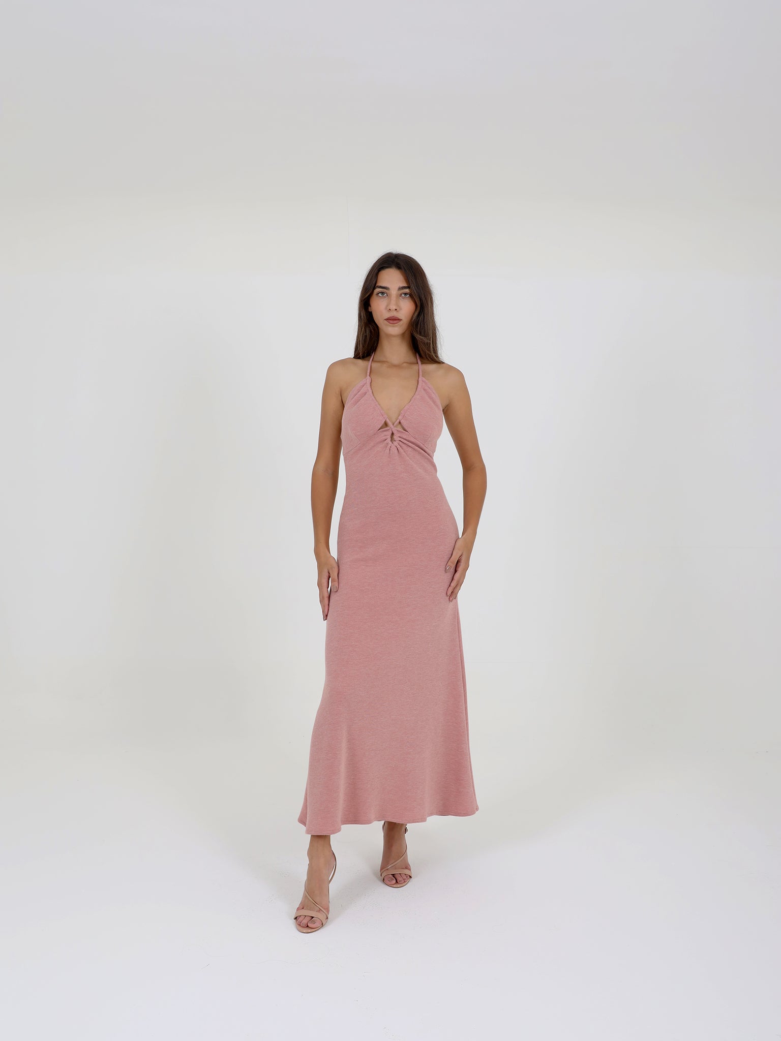 Wool Dress With Frontal Detail