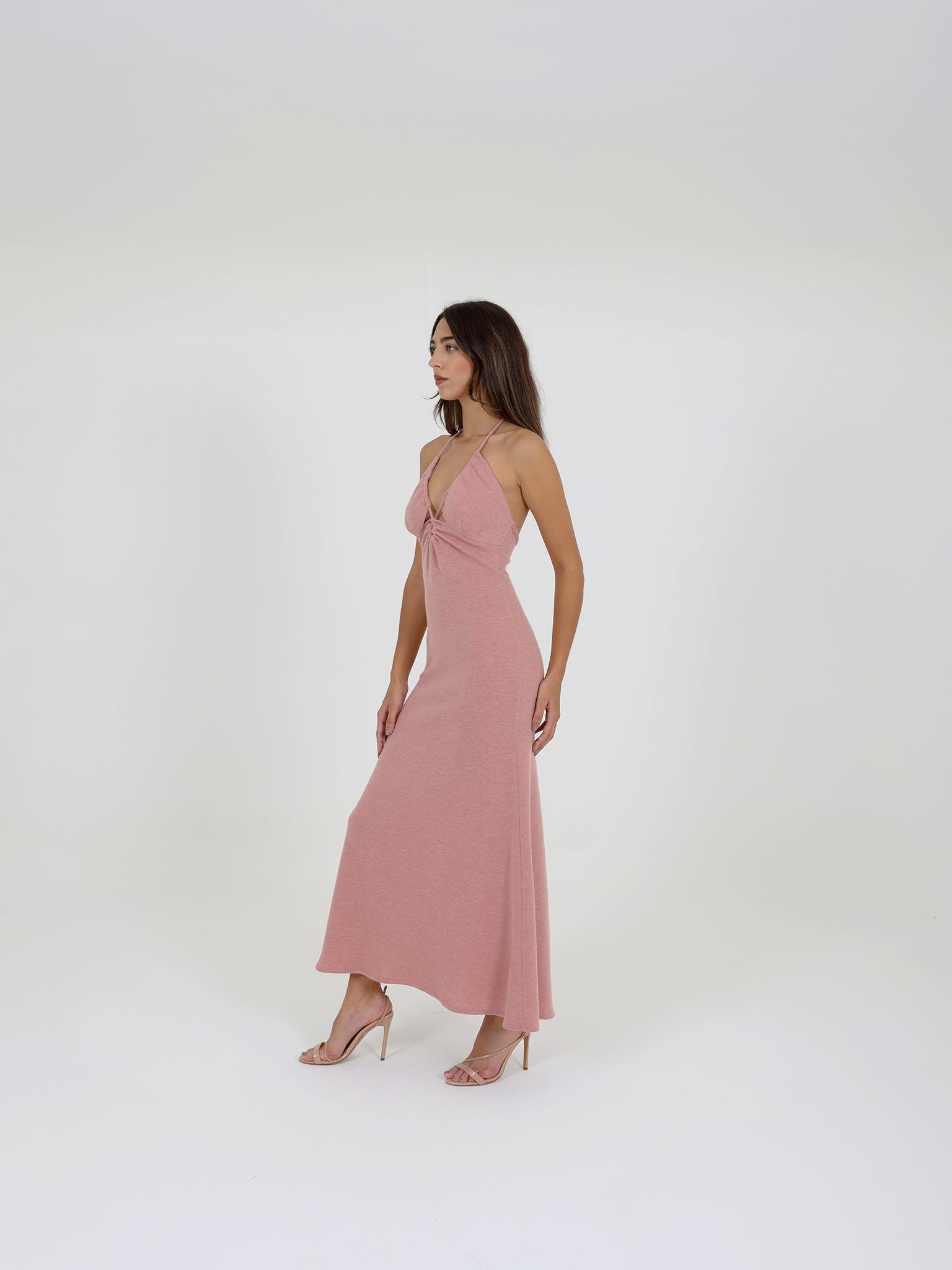 Wool Dress With Frontal Detail