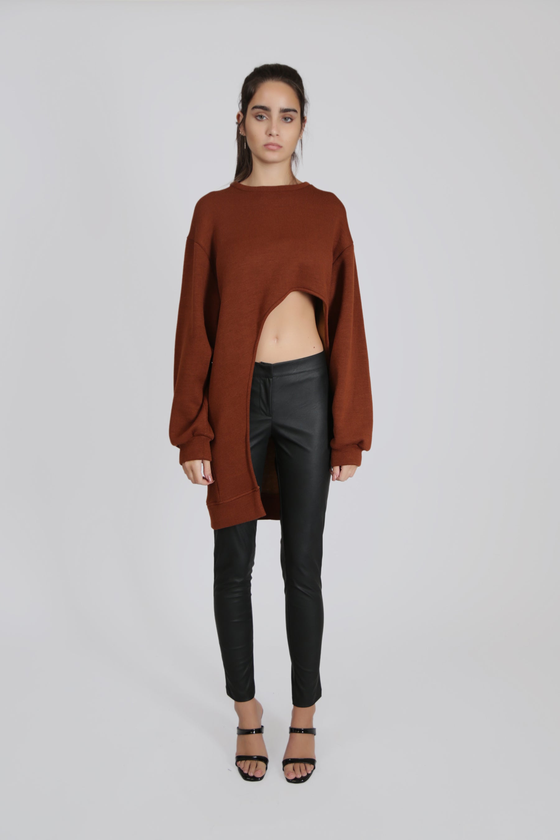 Frontal Cut-Out Sweater