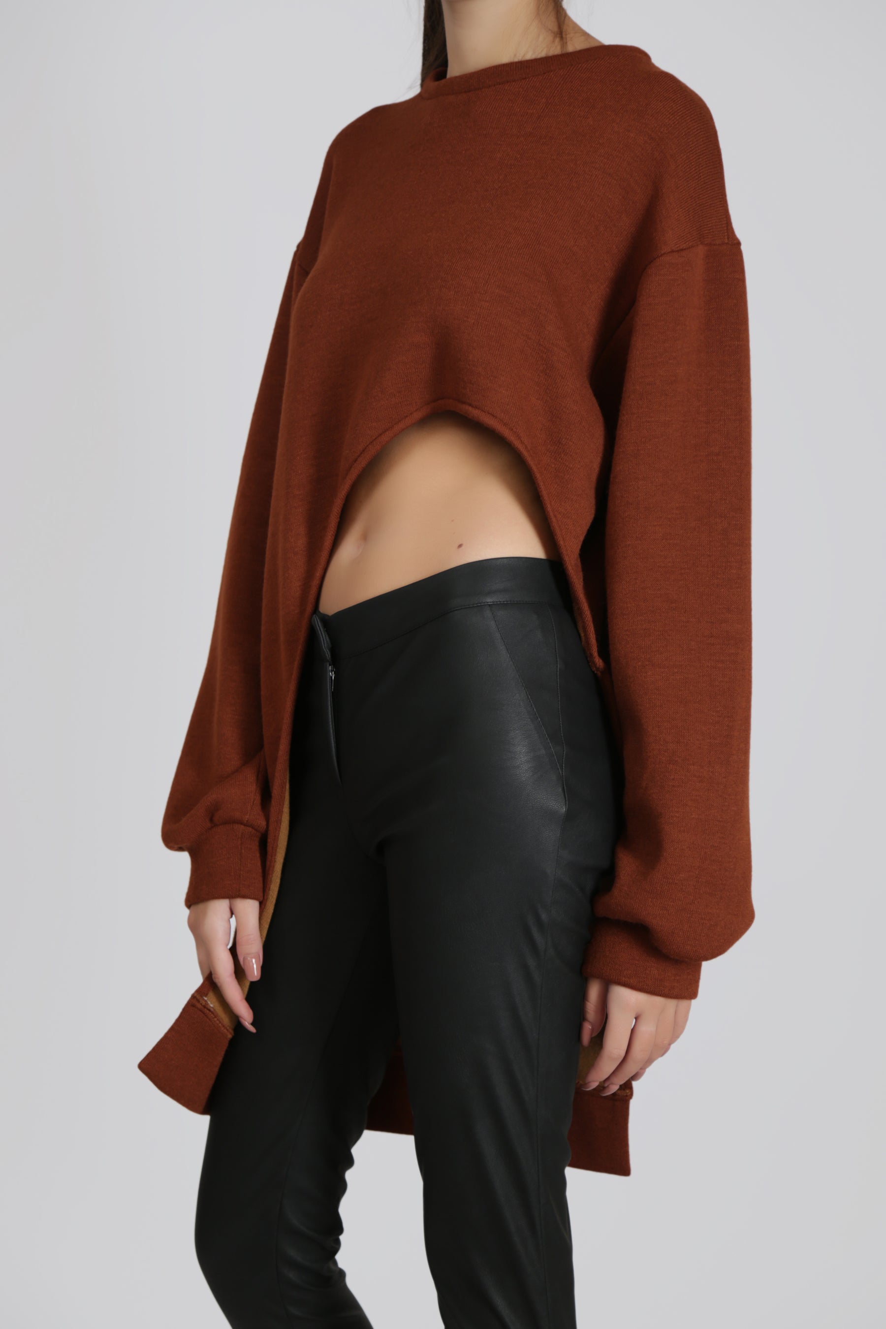 Frontal Cut-Out Sweater