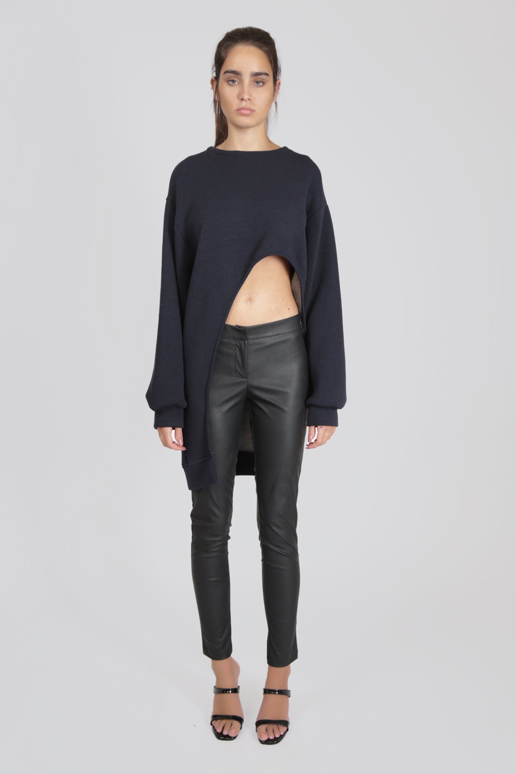 Frontal Cut-Out Sweater