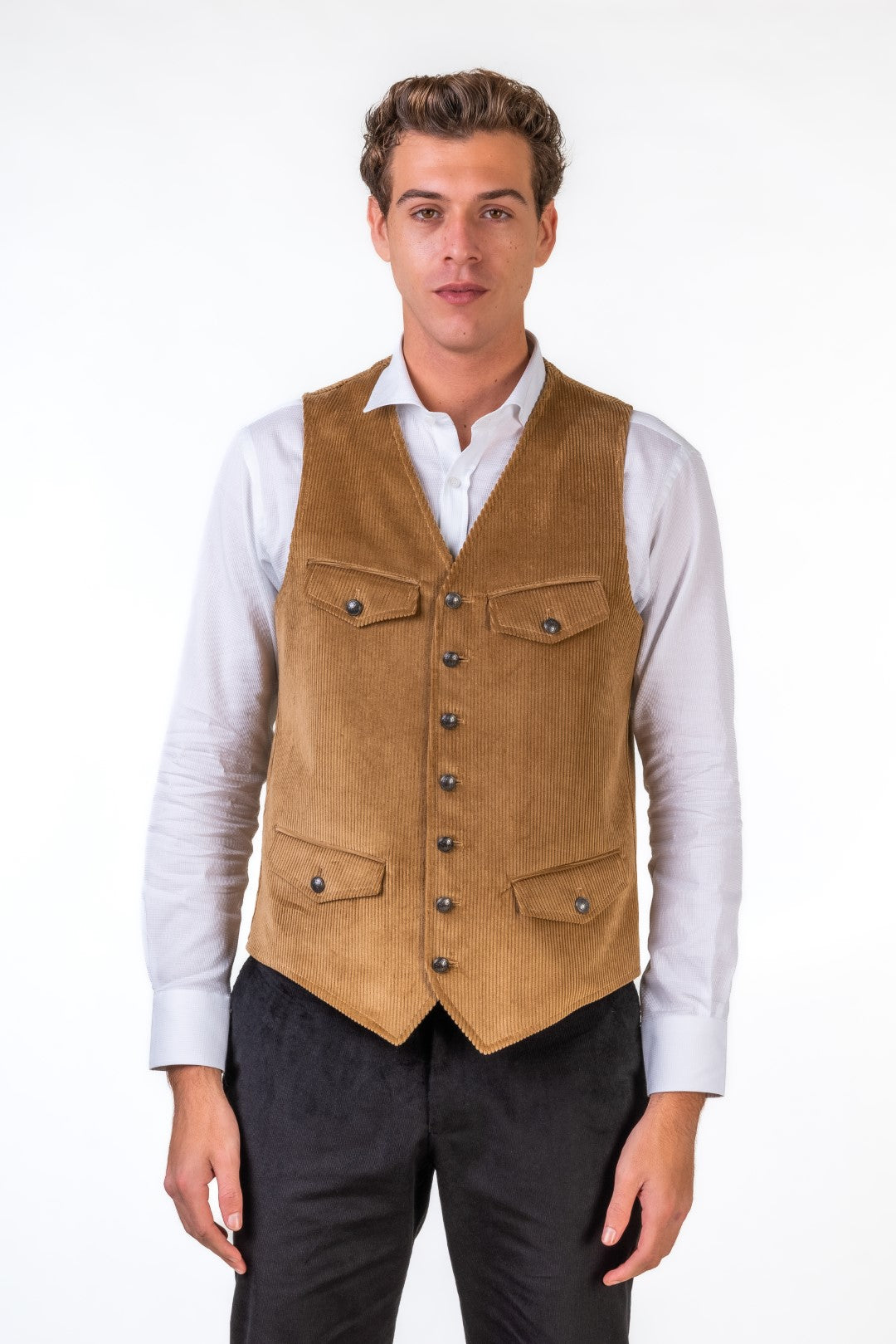 Corduroy Waistcoat with Pockets