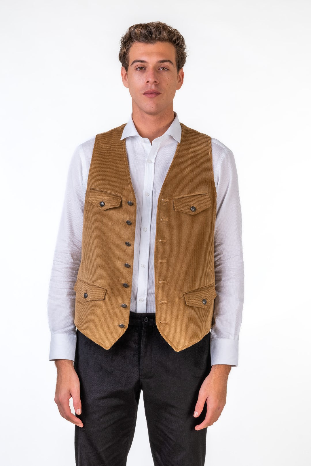 Corduroy Waistcoat with Pockets