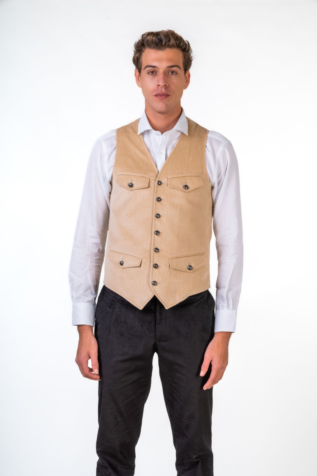 Corduroy Waistcoat with Pockets