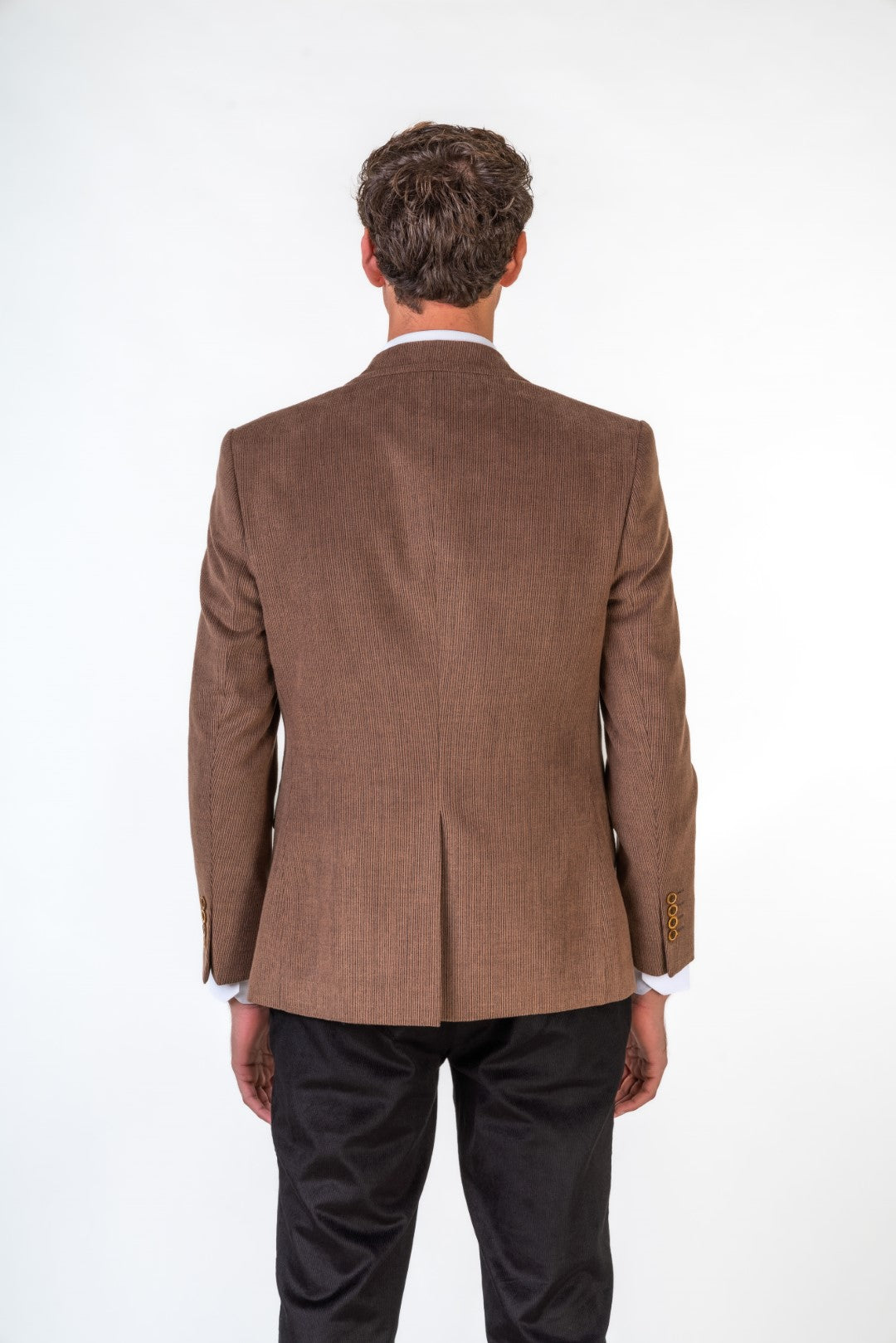 Corduroy Double Sided Pockets Blazer With Floral Lining