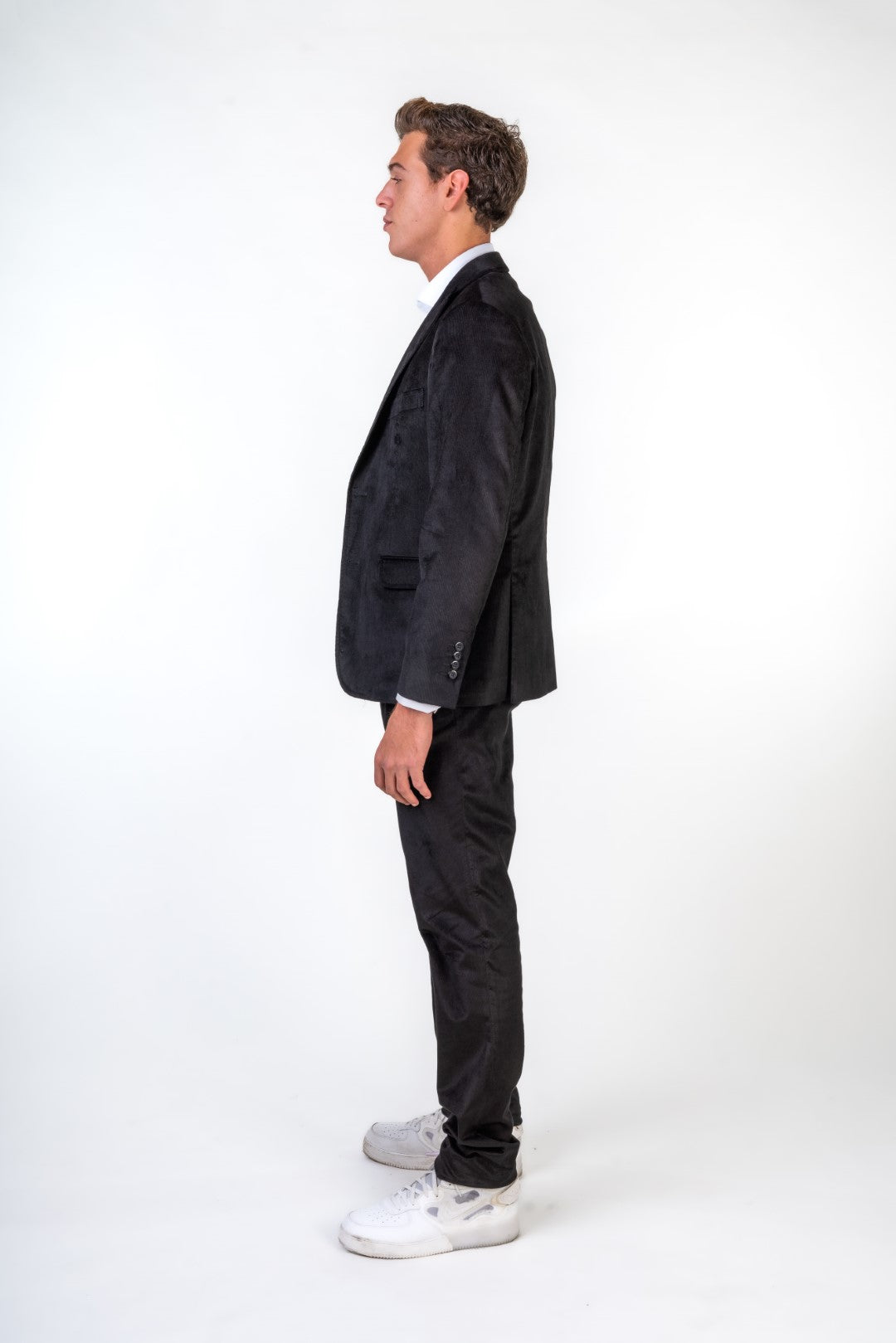 Single Breasted Corduroy Slim Fit Suit