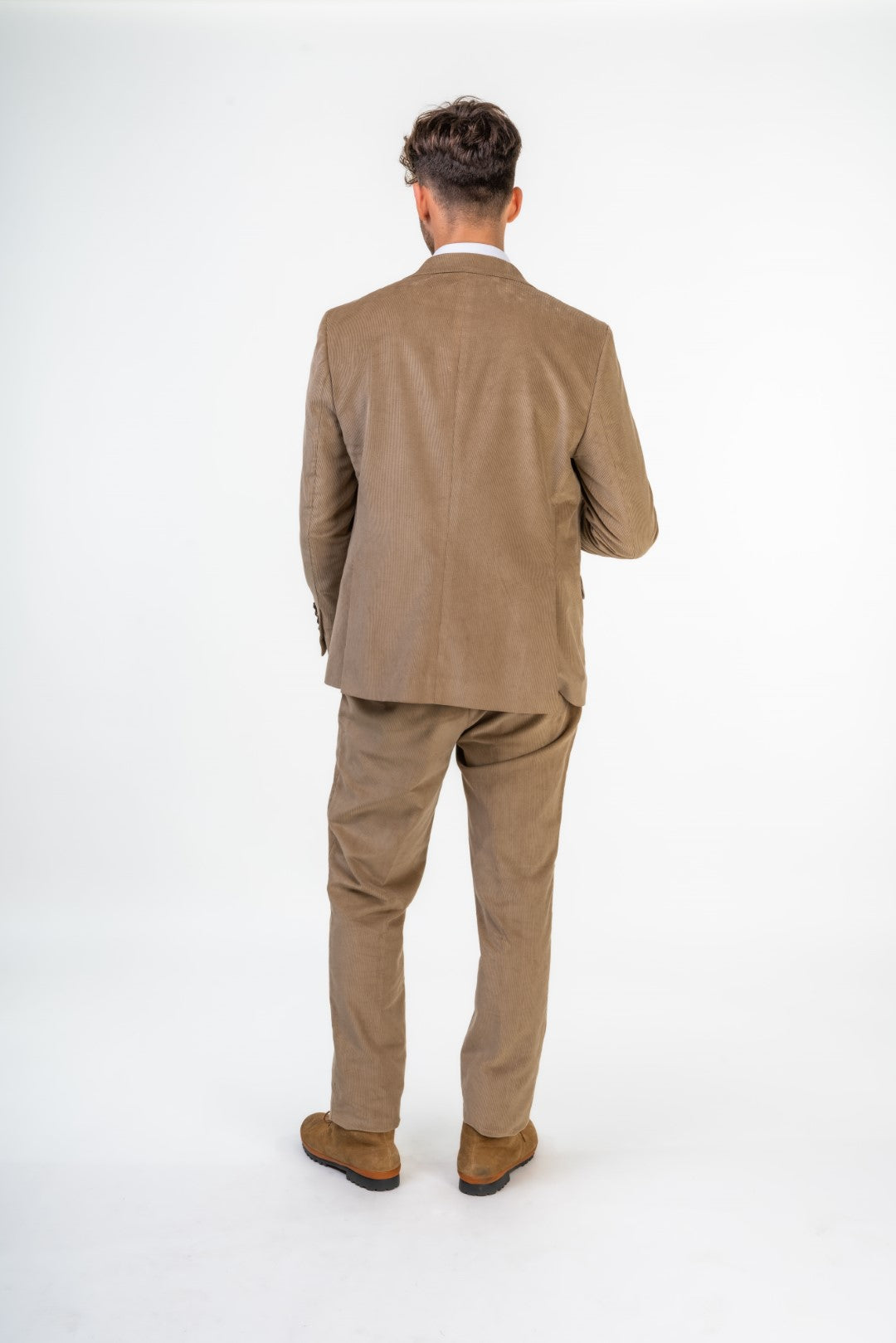 Single Breasted Corduroy Slim Fit Suit