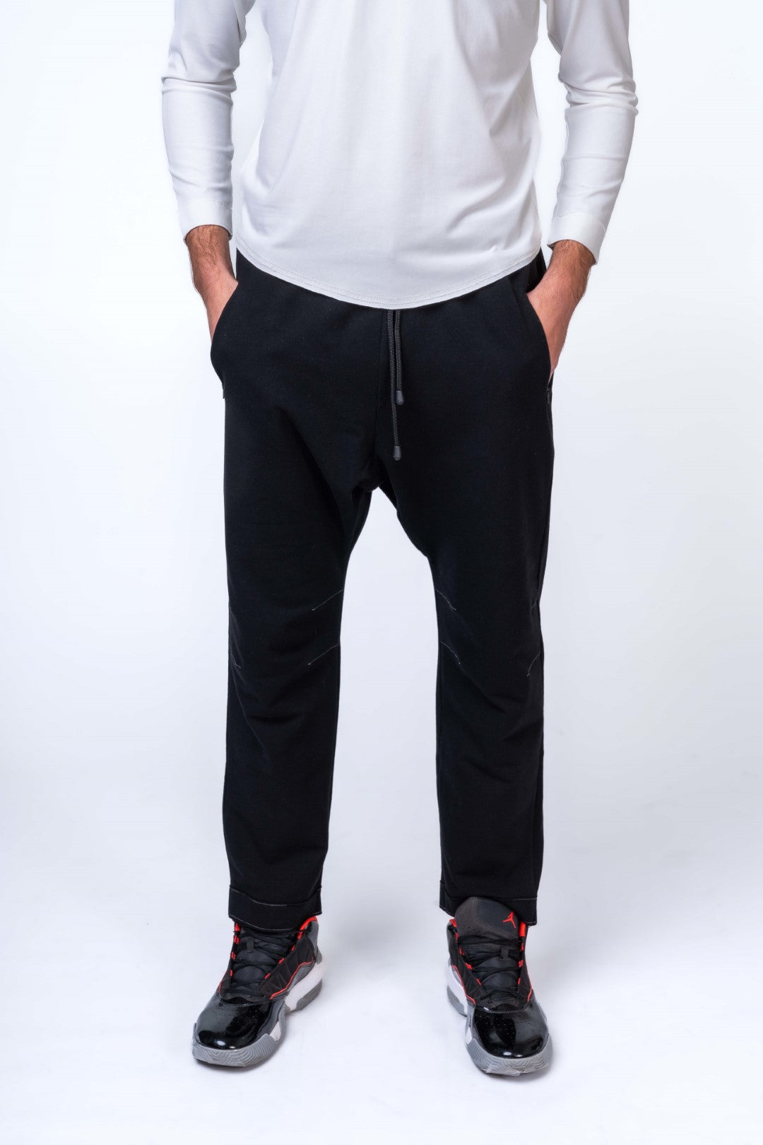 Joggers Trousers with Back Pocket and Drawstrings