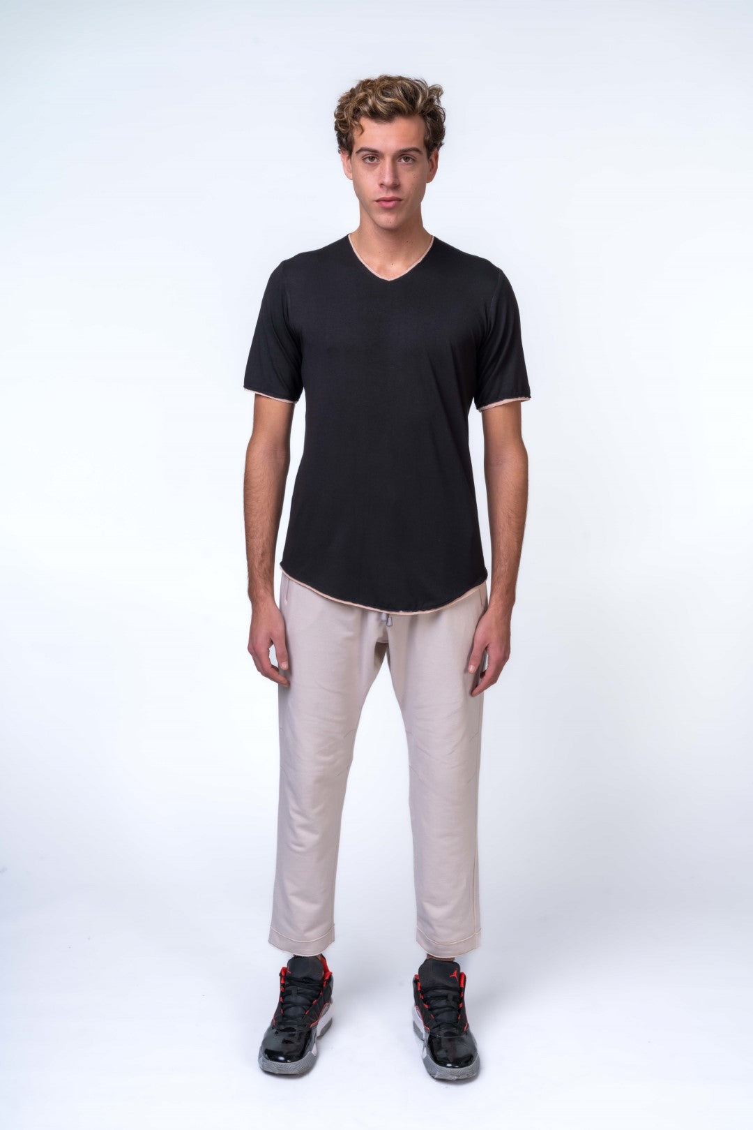 Joggers Trousers with Back Pocket and Drawstrings