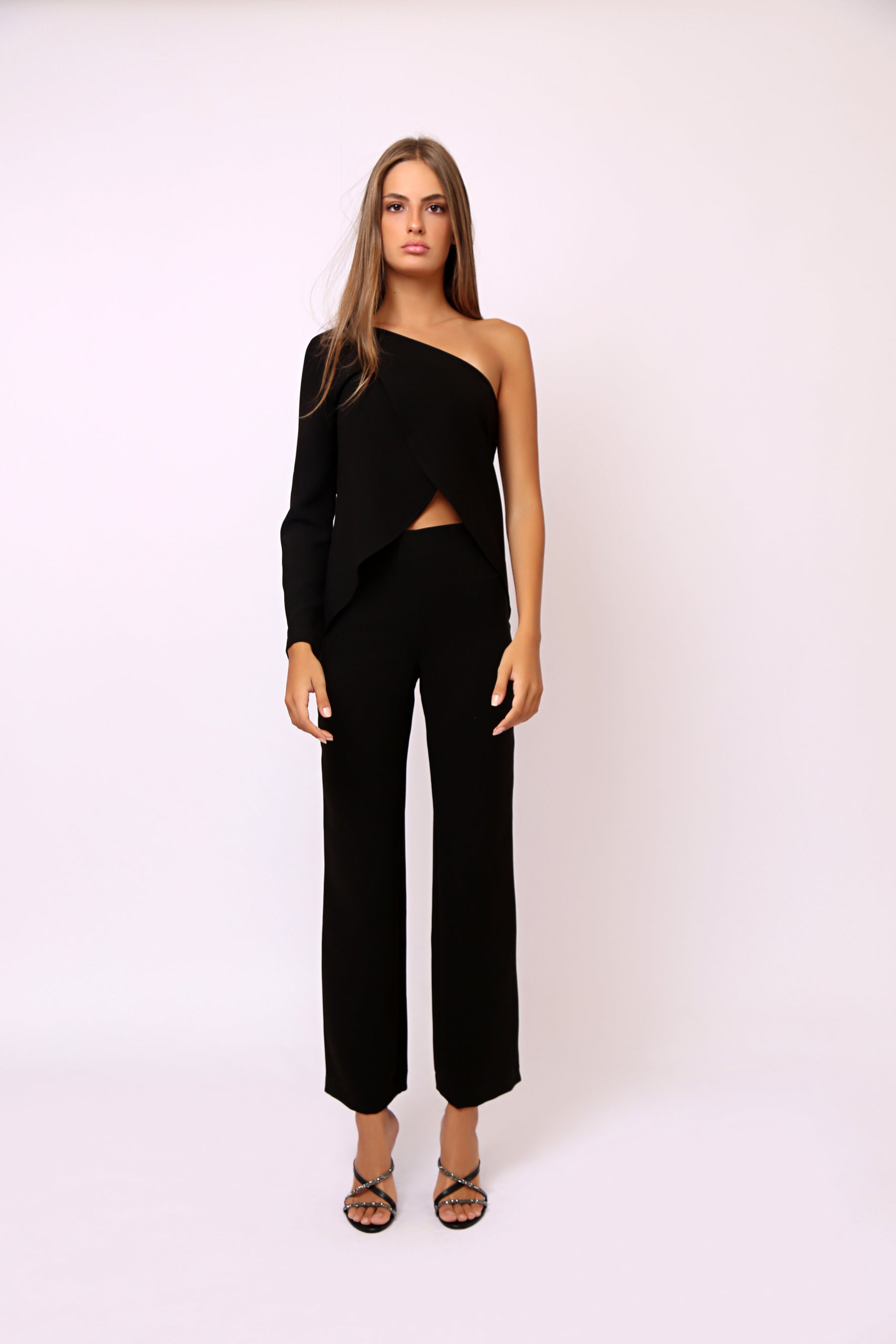One-Shouldered Pants Set