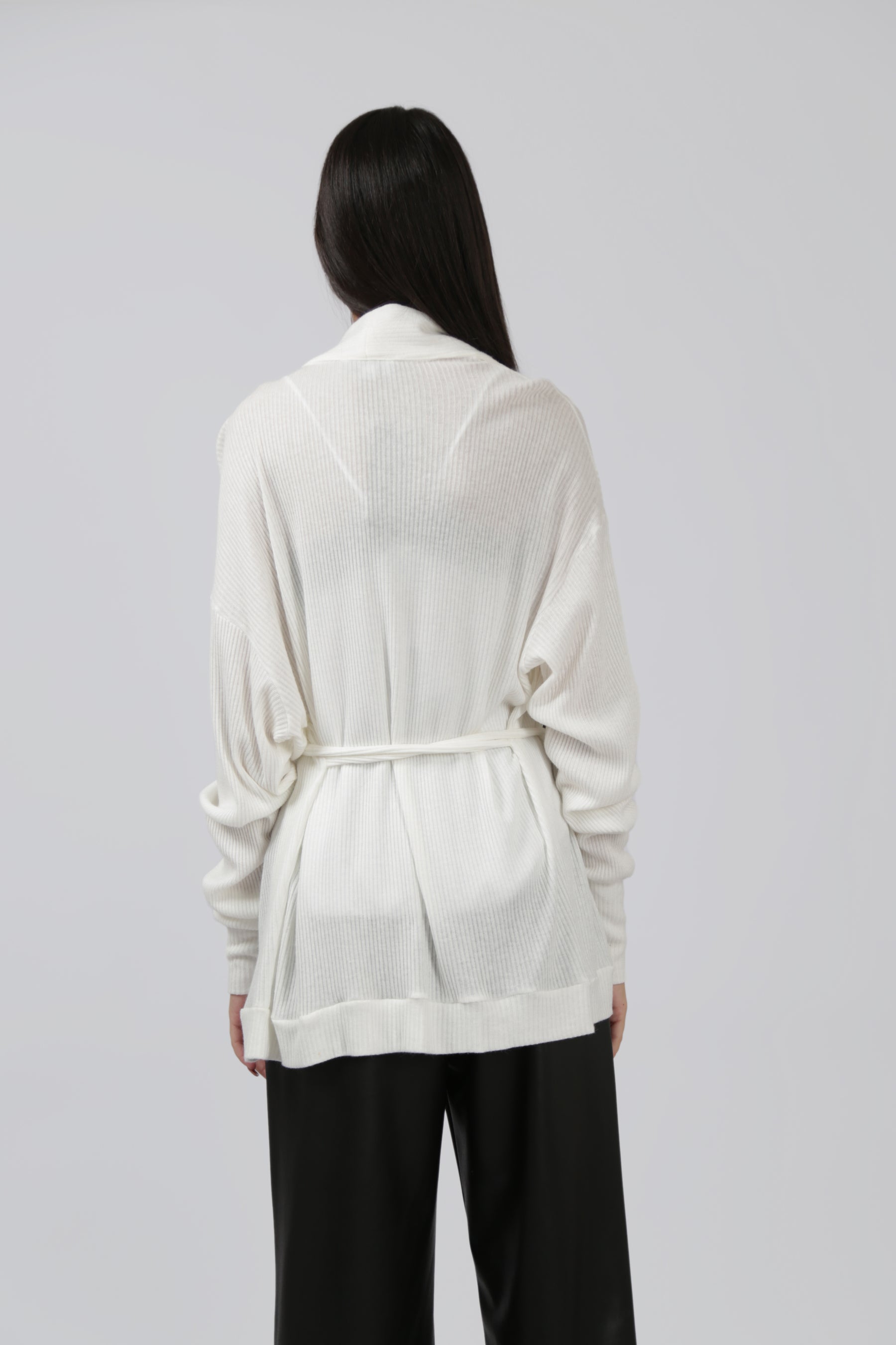 Cardigan with Wrap Around Tie