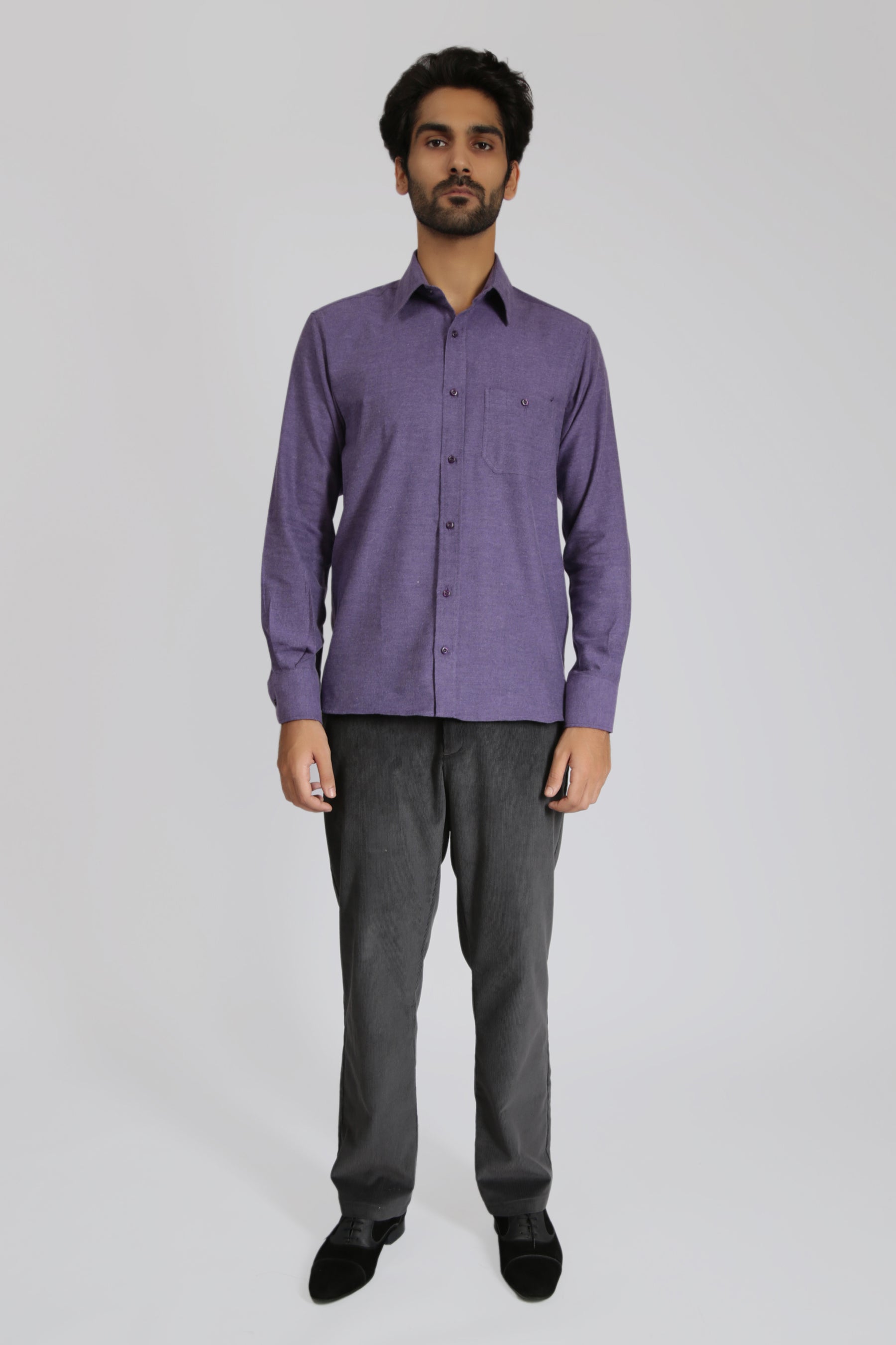 Regular Fit Cotton Flannel Shirt