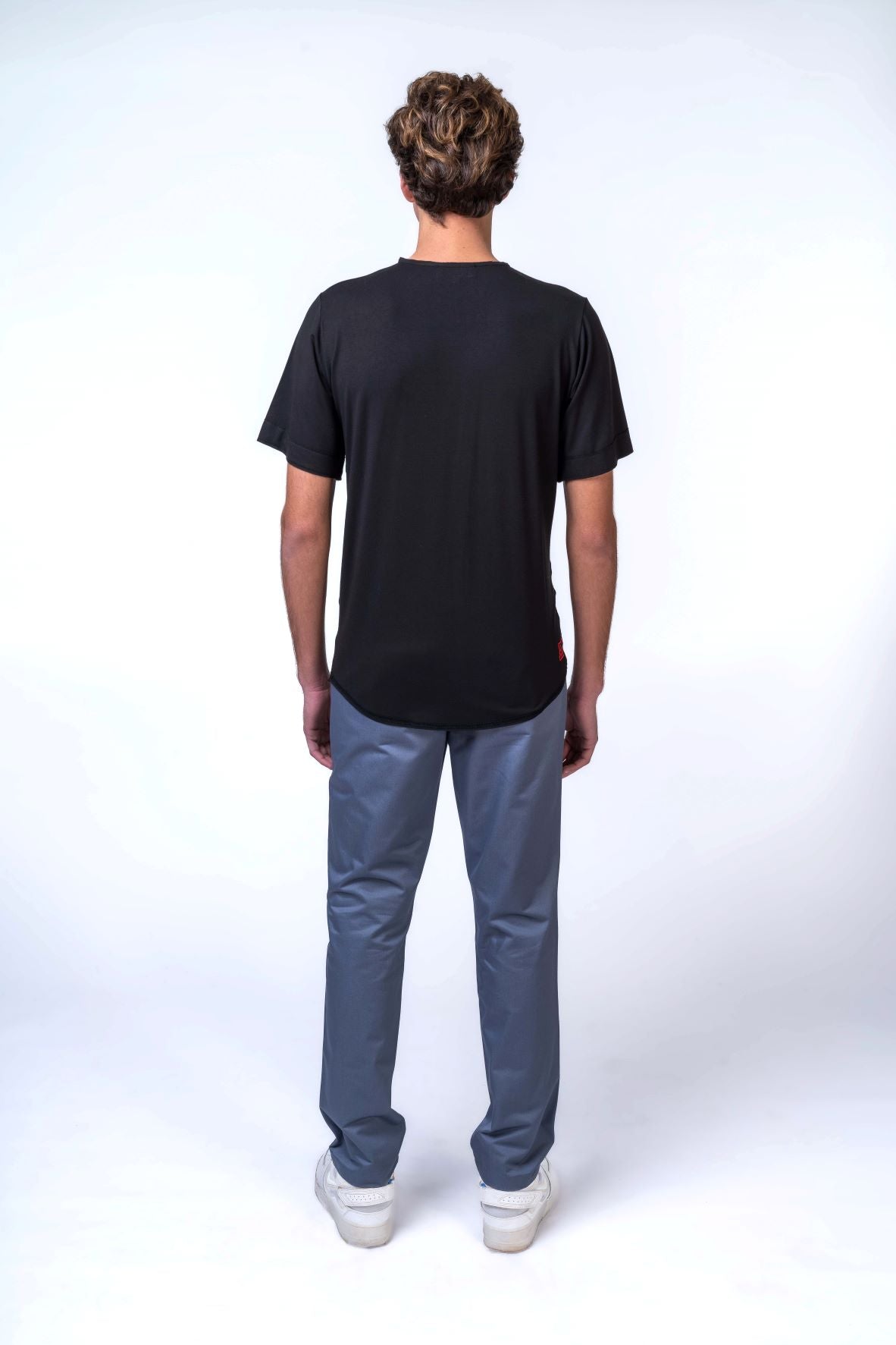 Regular Fit Chinos Trousers with Back Pockets