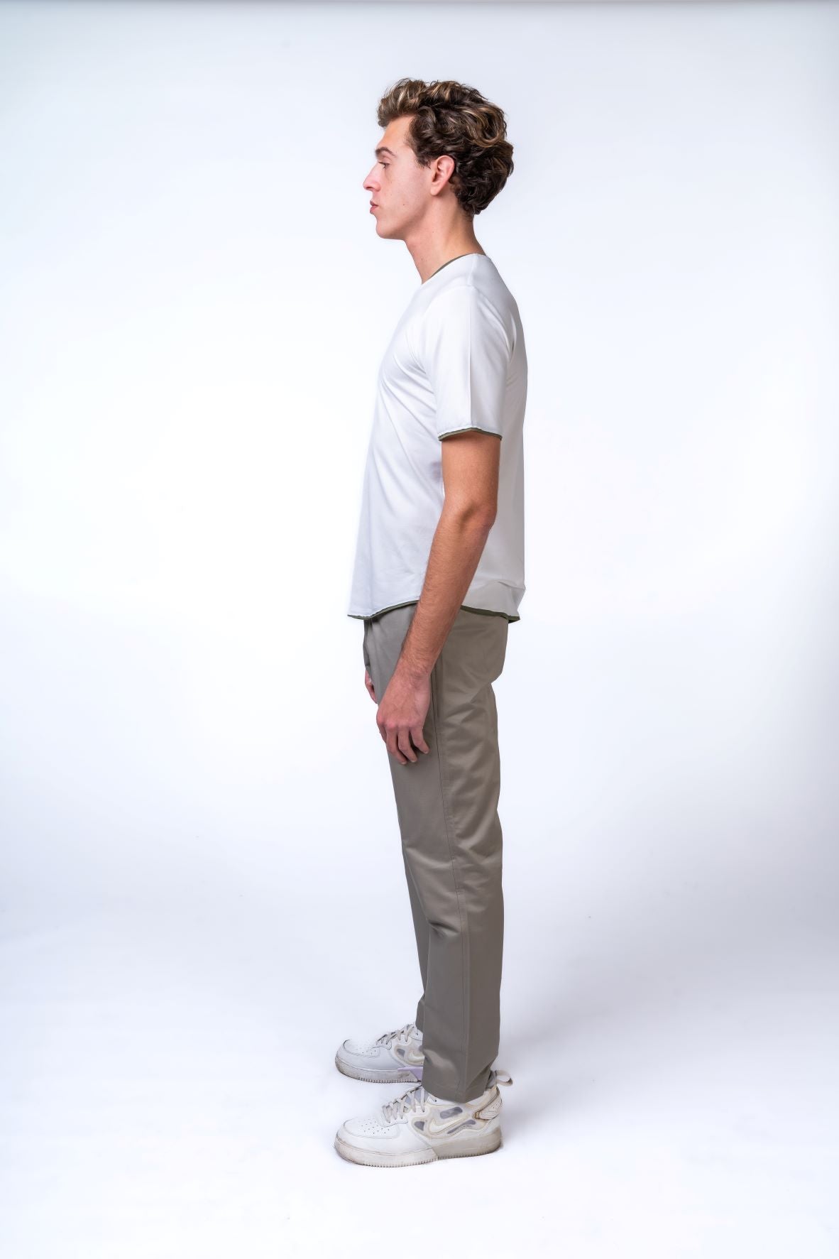Regular Fit Chinos Trousers with Back Pockets