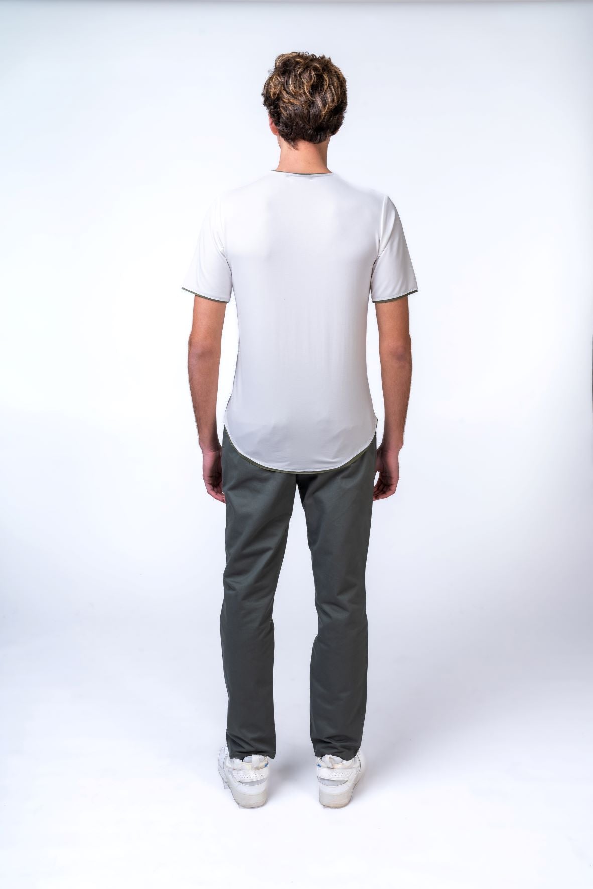 Regular Fit Chinos Trousers with Back Pockets