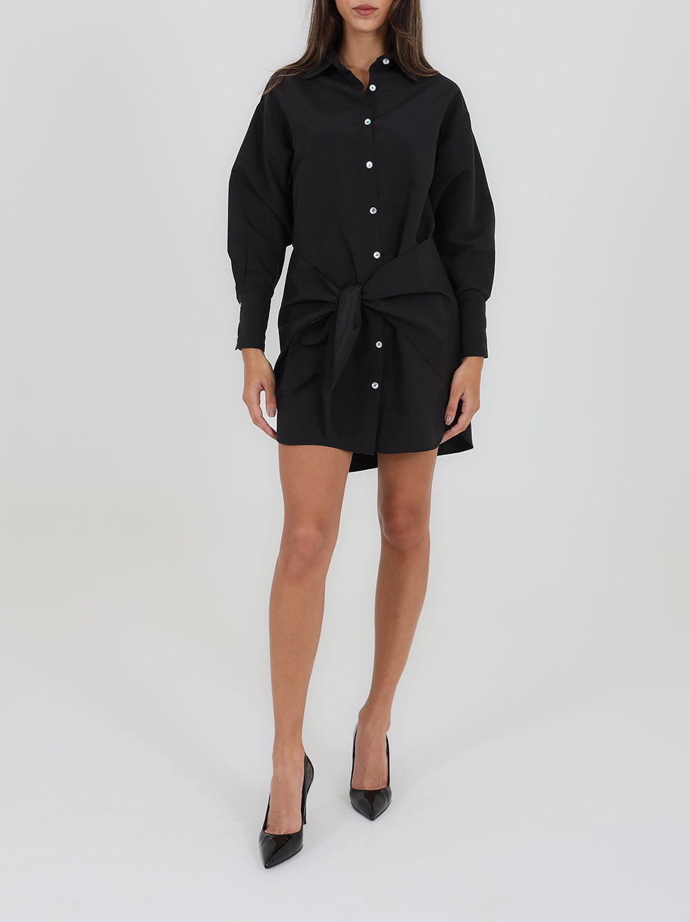 Shirt Dress With Belt Shirt Dress With Belt