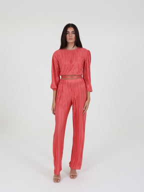 Pleated Comfy Set With Strings