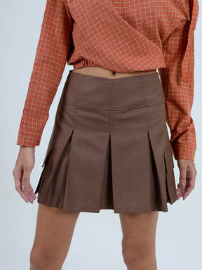 Pleated Skort