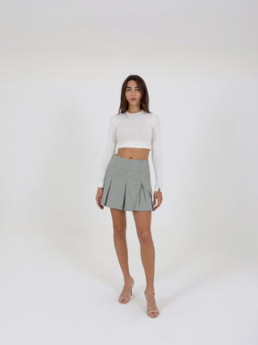 Pleated Skort