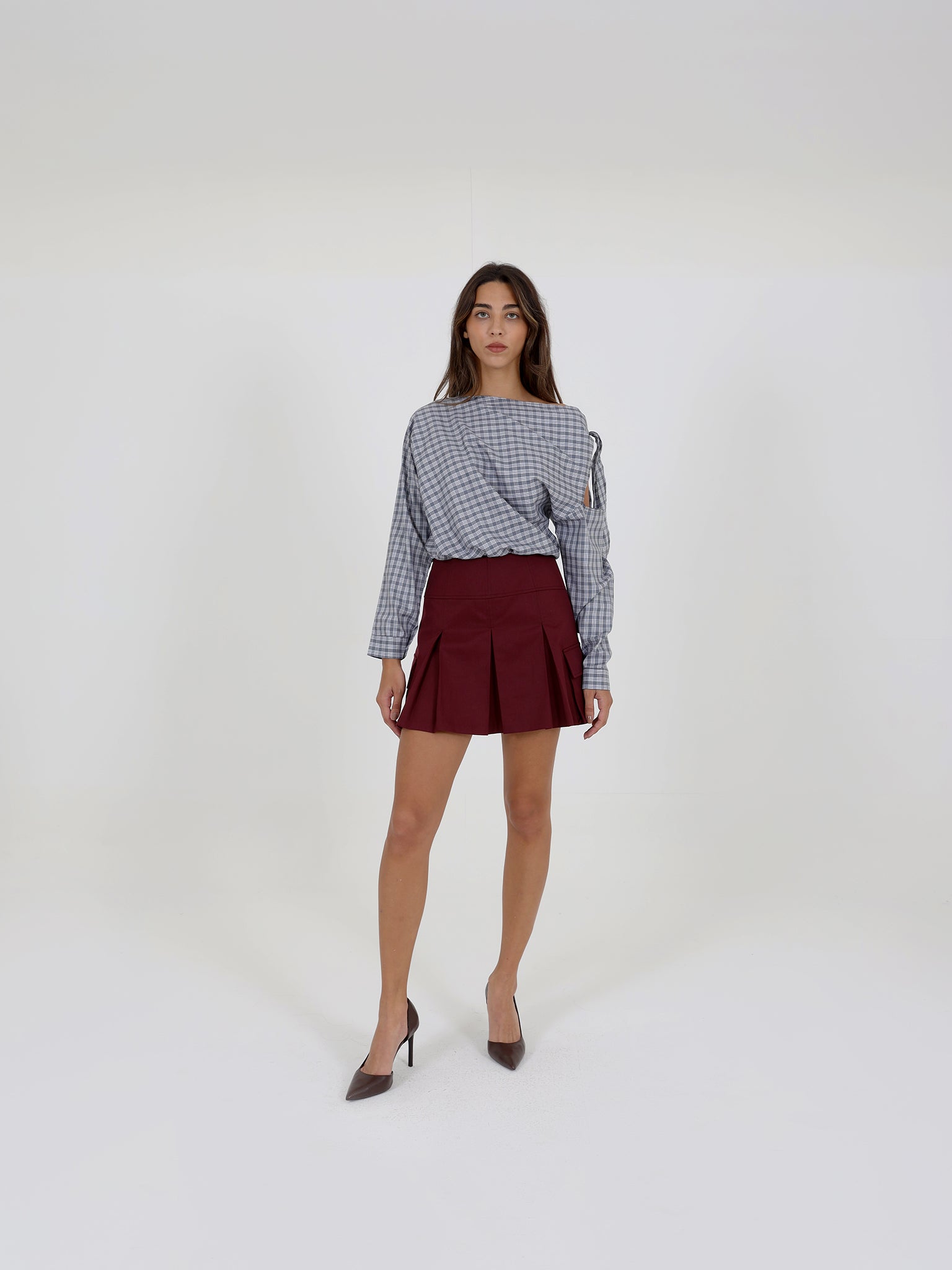 Pleated Skort