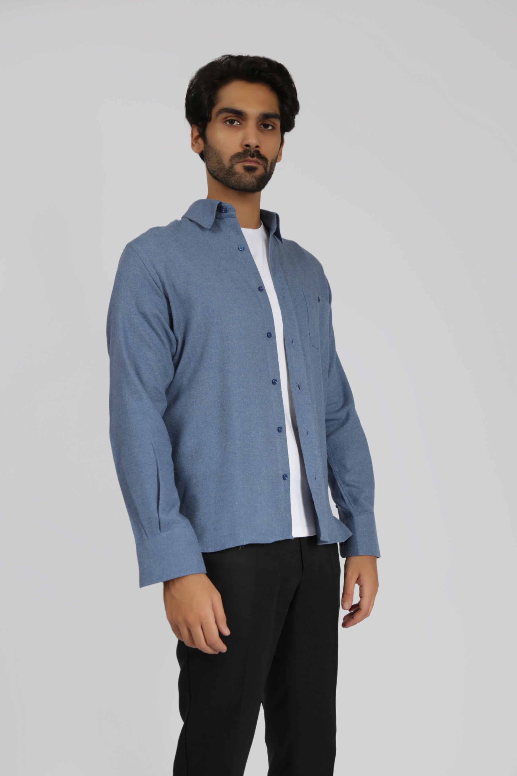 Regular Fit Cotton Flannel Shirt