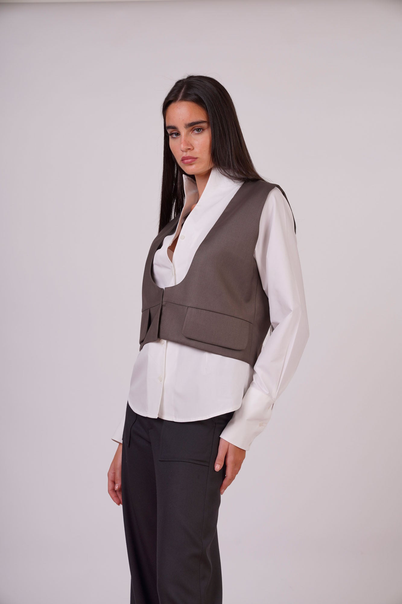 Fitted Short Waistcoat
