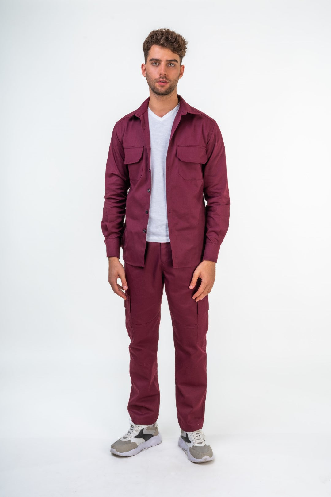 Cargo Trousers with Side Pockets
