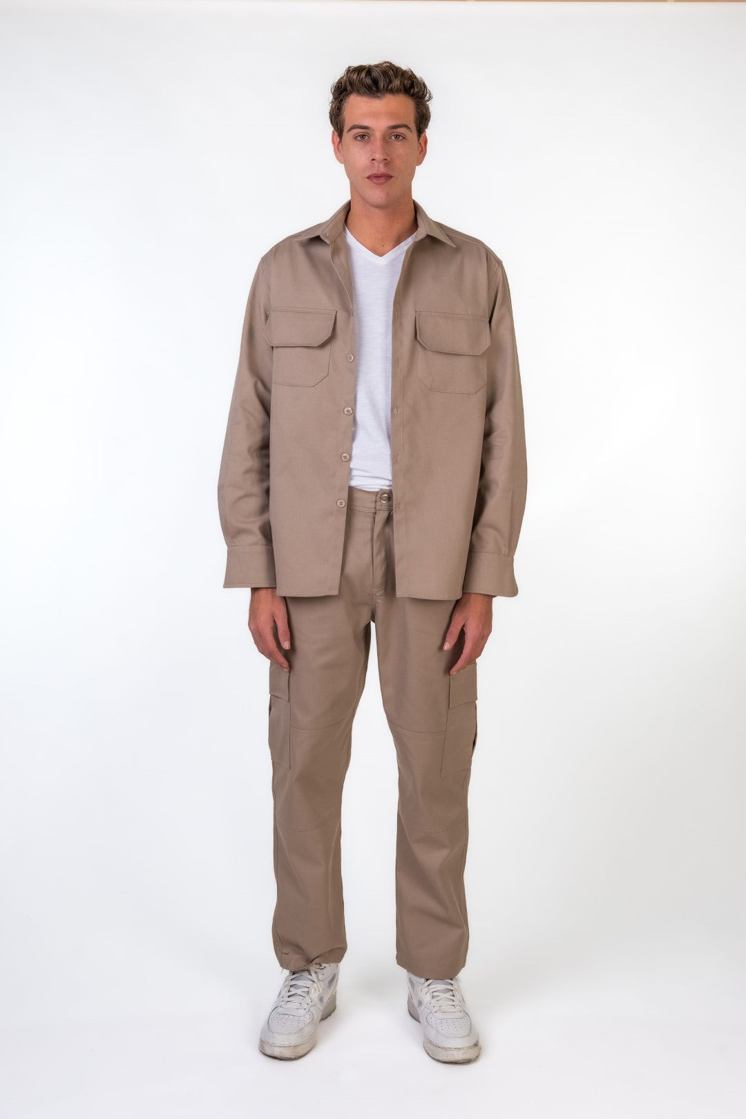 Cargo Trousers with Side Pockets