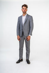 Slim Fit Suit with Front Pockets