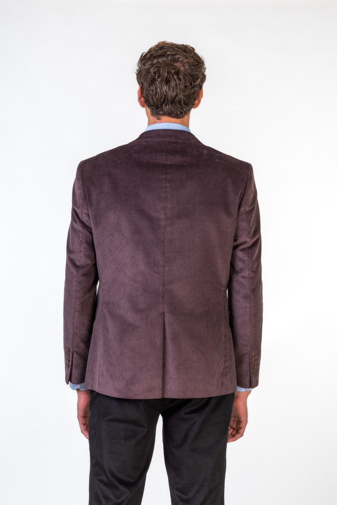 Corduroy Double Sided Pockets Blazer With Floral Lining