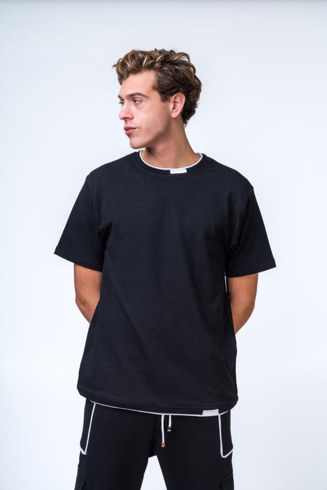 Cotton Cut Out T- Shirt