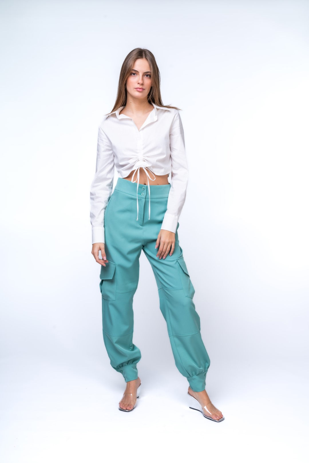 Straight Cargo Trousers