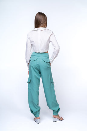 Straight Cargo Trousers