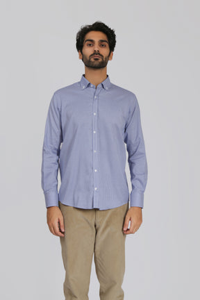 Regular Fit Checked Cotton Shirt