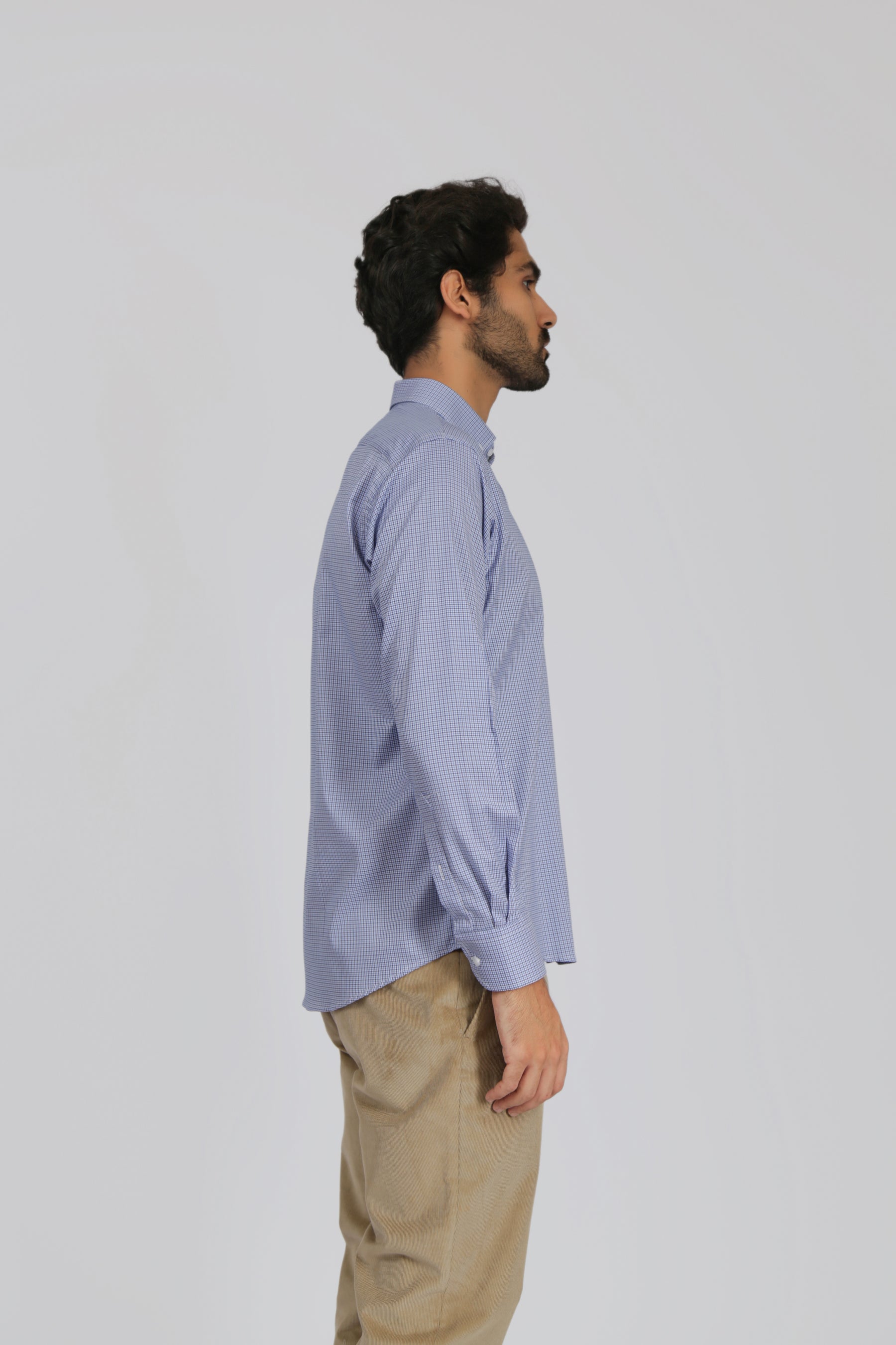 Regular Fit Checked Cotton Shirt