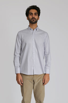 Regular Fit Checked Cotton Shirt