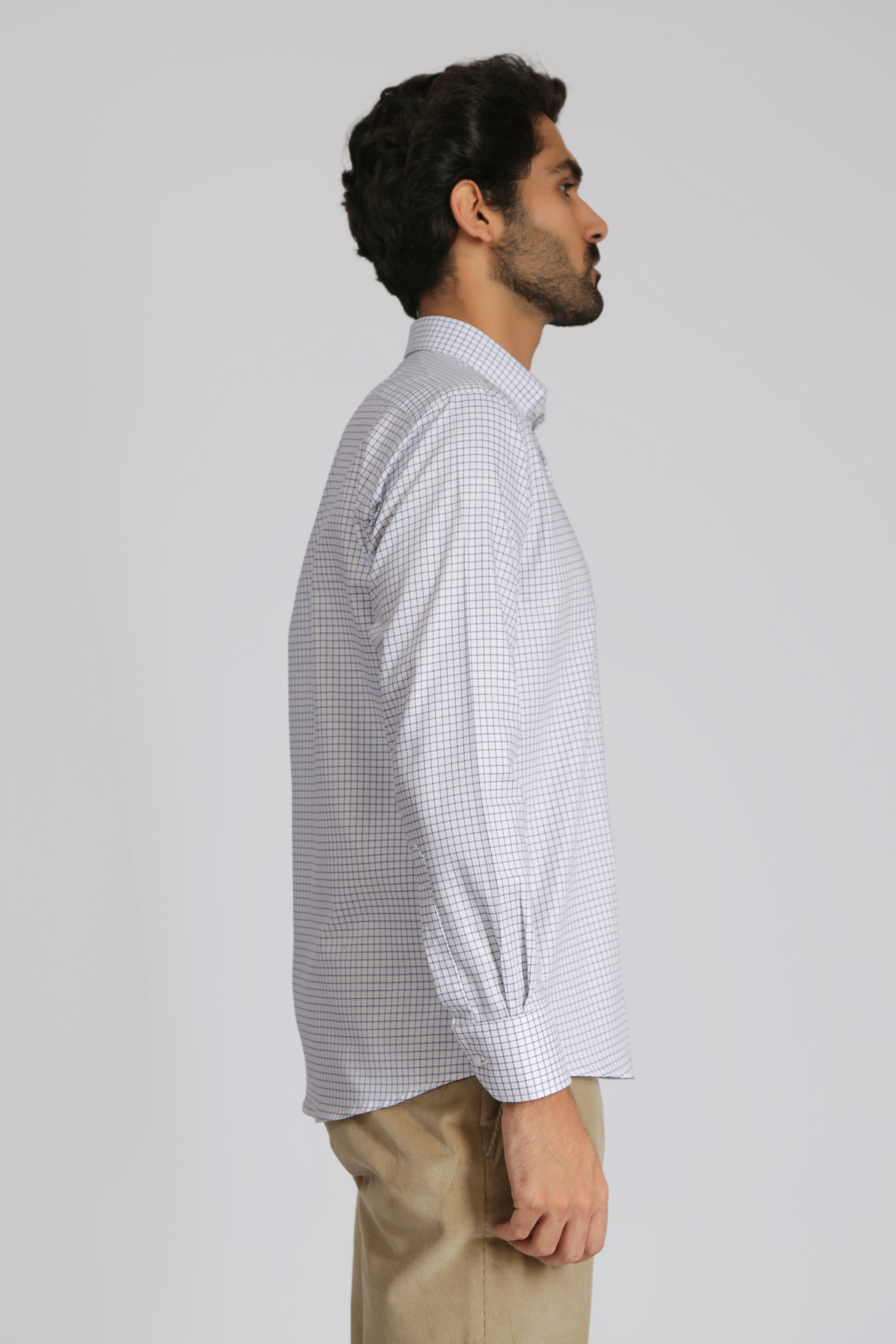 Regular Fit Checked Cotton Shirt