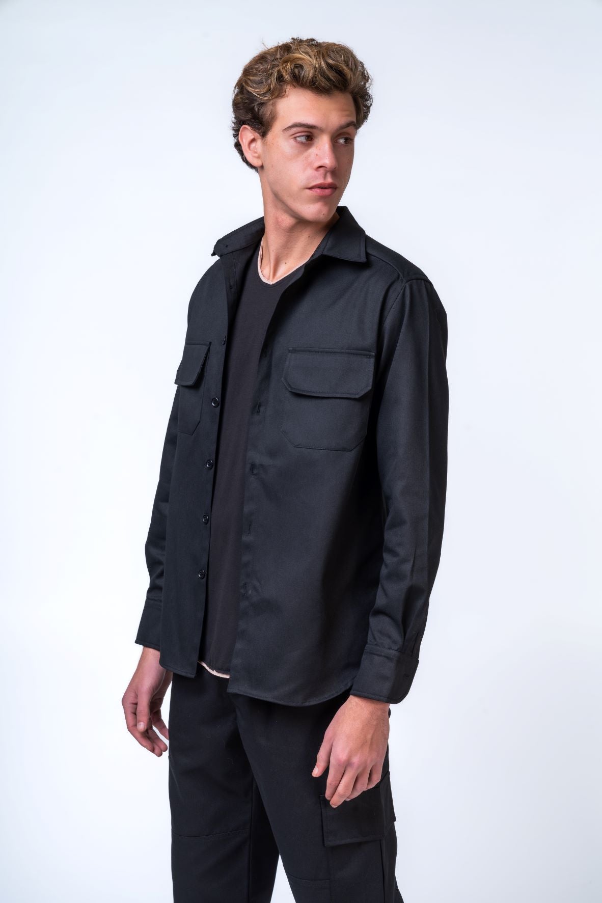 Overshirt With Front Pockets