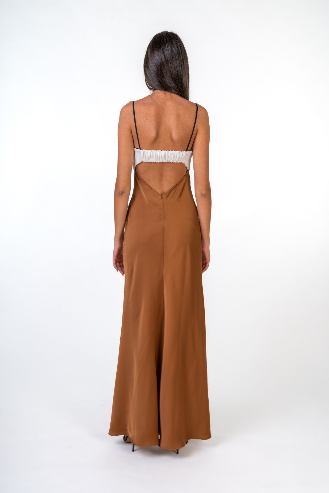 Maxi Dress with Open Back Details